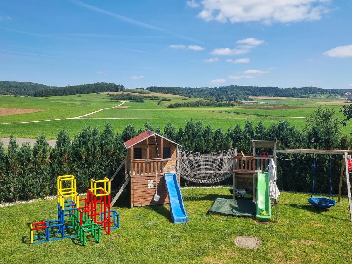 Ferienwohnung Biosphaerenblick Münsingen 外观 照片