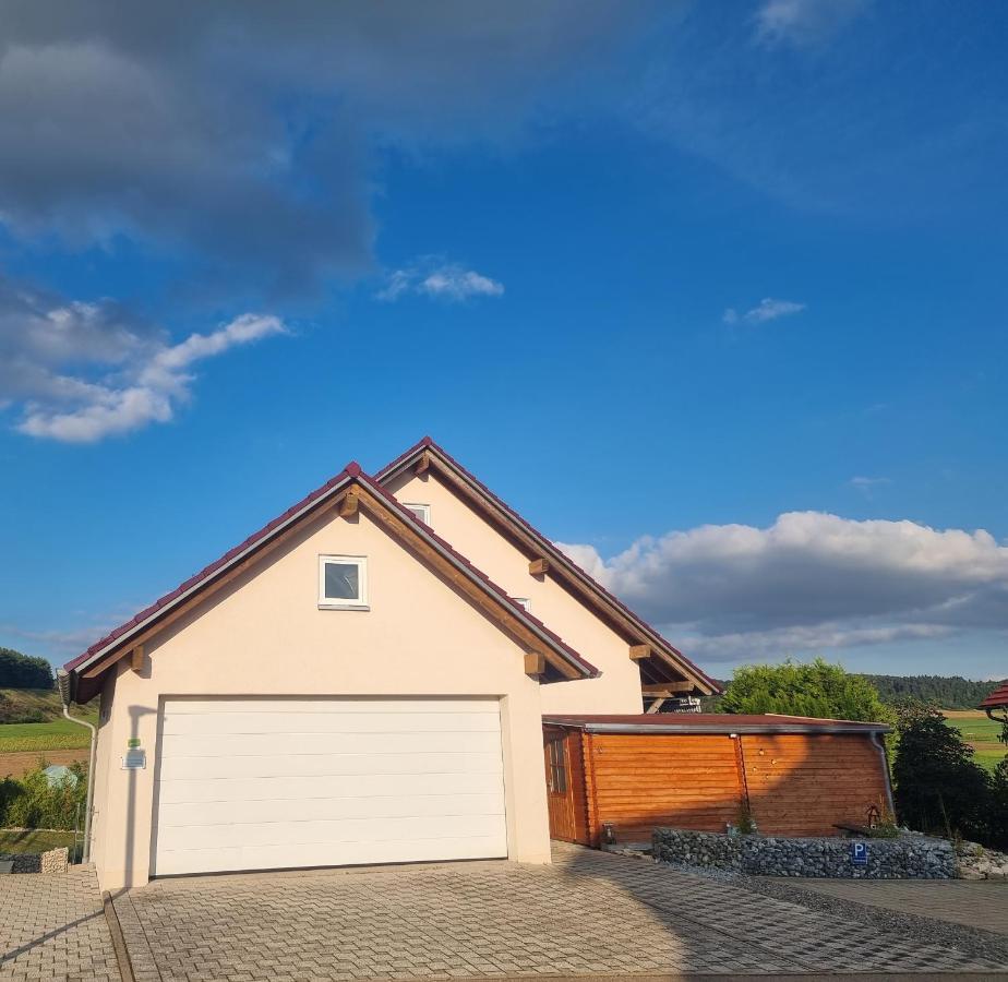 Ferienwohnung Biosphaerenblick Münsingen 外观 照片